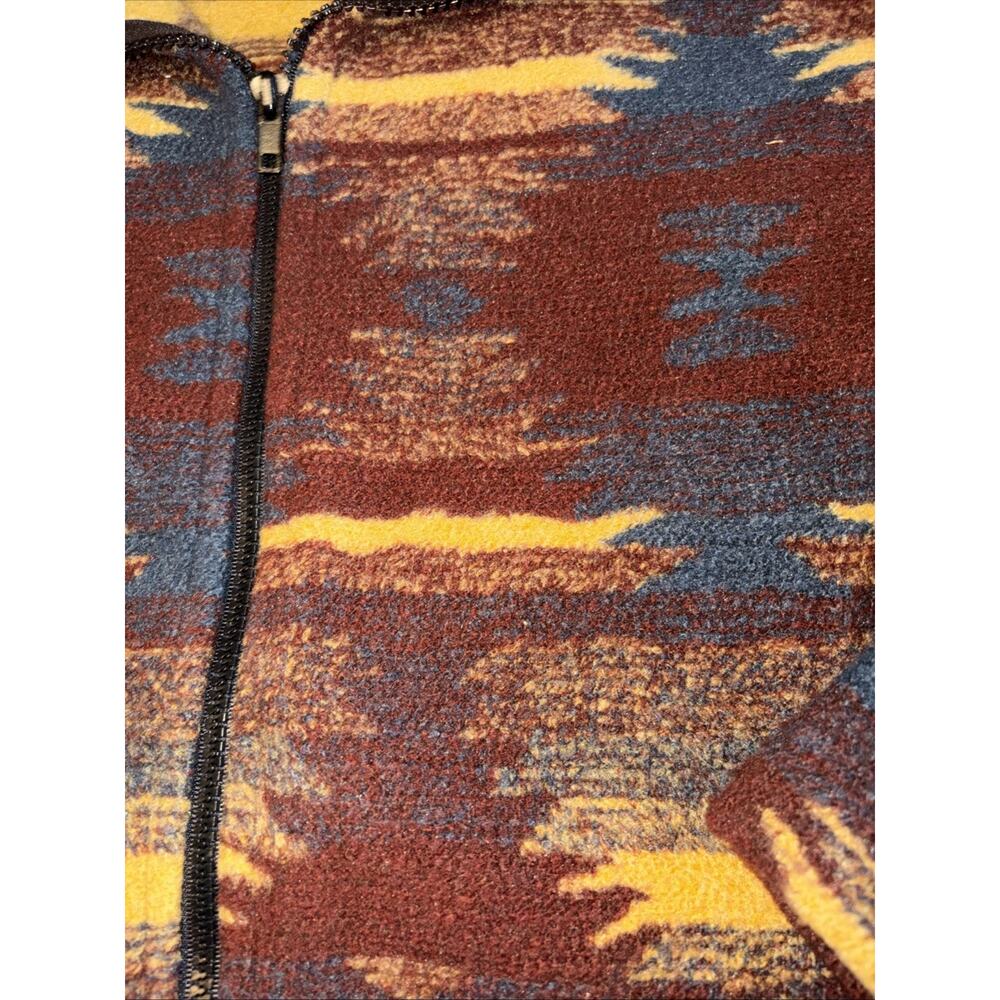 Bear Ridge Outfitters Fleece Jacket Men's Sz M Aztec Southwestern - Picture 2 of 6